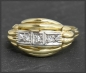 Preview: Antiker Diamant Ring mit 0,10ct, 585 Gold