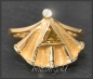 Preview: Diamant & Citrin Ring, 585 Gold, Designer-Schmuck