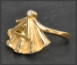 Preview: Diamant & Citrin Ring, 585 Gold, Designer-Schmuck
