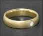 Preview: Diamant Ring Firma MEISTER, aus 585 Gelbgold