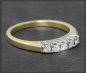 Preview: Memoryring mit 0,26ct Diamanten, 585 Gold