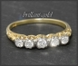 Preview: Antiker Diamant Ring, 0,50ct Brillanten, 585 Gold & Platin