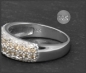Preview: Diamant Ring mit 0,75ct Brillanten, 10 Karat Weißgold