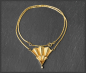 Preview: Citrin & Diamant Collier, 585 Gold Designer-Schmuck