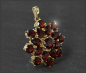 Preview: Anhänger mit 9,70ct Granate, 333 Gelbgold, Vintage