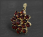 Preview: Anhänger mit 9,70ct Granate, 333 Gelbgold, Vintage