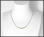 Preview: Collier mit 0,10ct Diamanten, 585 Weißgold & Gelbgold