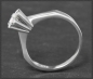 Preview: Diamant Ring mit 0,25ct, 585 Weißgold, Vintage