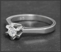 Preview: Diamant Ring mit 0,25ct, 585 Weißgold, Vintage