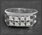 Preview: Vintage Diamant Ring mit 0,42ct, 585 Weißgold