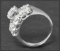Preview: Diamant Ring mit 1,10ct, 585 Gold Verlobungsring USA