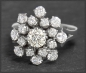 Preview: Ring mit 1,85ct lupenreinen Brillanten, 585 Weißgold