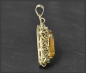 Preview: Citrin Anhänger mit 15ct, 585 Gold, Vintage um 1950