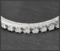 Preview: Antikes 3ct Diamant Brillant Armband mit Gravur, 750 Gold