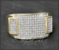 Preview: Ring mit 0,65ct Diamanten, 10 Karat Gold, Unisex
