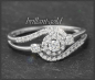 Preview: Diamant Ring mit 0,40ct Brillanten, 10Karat Weißgold