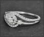 Preview: Diamant Ring mit 0,40ct Brillanten, 10Karat Weißgold
