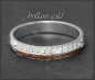 Preview: Diamant Ring mit 0,30ct, orange & weiße Brillanten