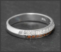 Preview: Diamant Ring mit 0,30ct, orange & weiße Brillanten