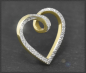 Preview: Herz Diamant Anhänger aus 585 Gold, 0,25ct Brillanten