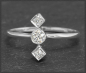 Preview: Art Deco Ring mit 0,32ct Altschliff Brillanten, 585 Gold