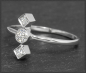 Preview: Art Deco Ring mit 0,32ct Altschliff Brillanten, 585 Gold
