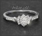 Preview: Ring mit 0,40ct Diamanten, 10 Karat Weißgold