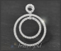 Preview: Diamant Anhänger mit 0,95ct Brillanten, 750 Weißgold