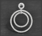 Preview: Diamant Anhänger mit 0,95ct Brillanten, 750 Weißgold