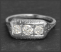 Preview: Art Deco Diamant Ring mit 0,82ct, 750 Gold, USA um 1925