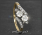 Preview: Antik 0,70ct Diamant "toi et moi" Ring, Gold & Platin