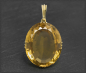 Preview: Citrin Anhänger 100ct, 585 Gelbgold, Vintage