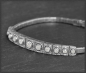 Preview: Antikes Armband mit 1,85ct Diamanten, 750 Weißgold