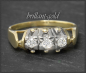 Preview: Antiker Ring, 0,33ct Brillanten, 585 Gold & Platin