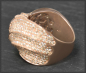 Preview: Diamant Ring, 3,75ct Brillanten, 750 Rotgold