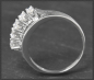 Preview: Diamant Ring, 0,58ct Lupenrein & River, 585 Weißgold