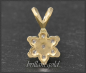 Preview: Diamant 585 Gold Anhänger Blume/Stern, Lupenrein