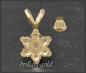 Preview: Diamant 585 Gold Anhänger Blume/Stern, Lupenrein