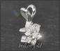 Preview: Diamant 585 Gold Anhänger Blume/Stern, Lupenrein