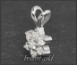Preview: Diamant 585 Gold Anhänger Blume/Stern, Lupenrein