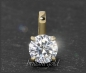 Preview: Brillant Anhänger 585 Gold; 0,74ct, Si2