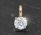 Preview: Lupenreiner Brillant Anhänger aus 585 Gold, 0,59ct