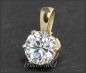 Preview: Brillant Anhänger 585 Gold; 1,93ct, Top Wesselton