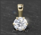 Preview: Brillant Anhänger 585 Gold; 0,62ct, River D & Si1