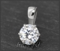 Preview: Diamant Anhänger 585 Gold; 0,72ct, River E, Si2