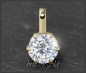 Preview: 585 Gold Brillant Anhänger; 1,19ct; River D, Si3