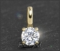 Preview: Brillant 585 Gold Anhänger; 0,52ct, River, Si1-2