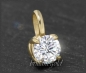 Preview: Diamant 0,75ct, Si2; Damen Anhänger 585 Gold