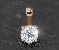 Preview: Brillant 585 Gold Anhänger; 0,45ct mit DGI Zertifikat