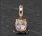 Preview: Lupenreiner 0,25ct Brillant Anhänger, 585 Gold